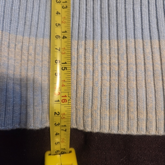 Anthropologie Daily Practice Womans Striped Ribbed Crop Knit Sweater. Sz XL - Picture 7 of 7